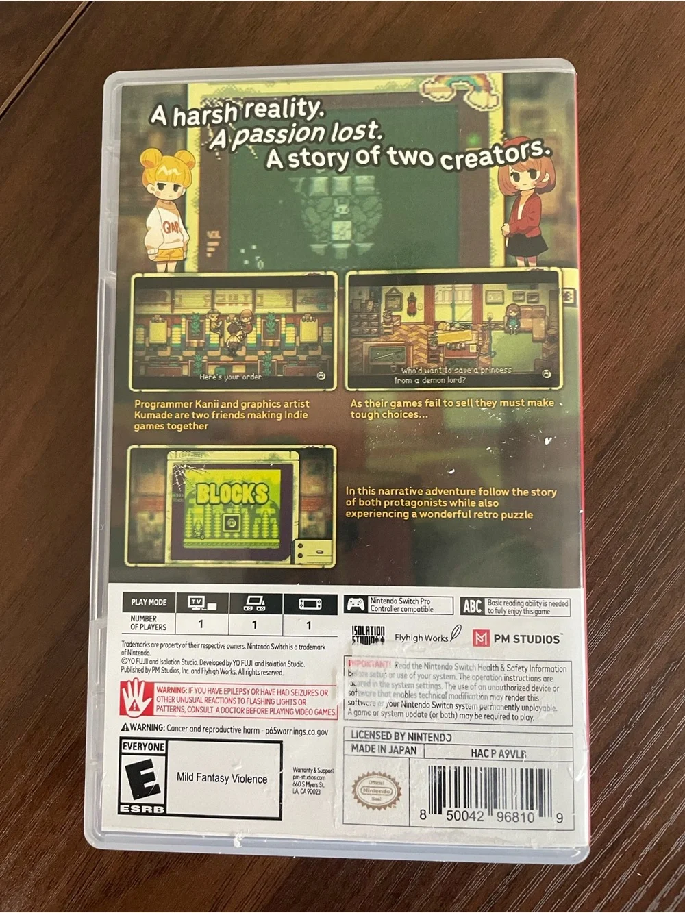 Goodbye World (Nintendo Switch, 2022) Complete Tested Working